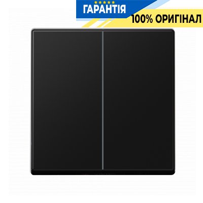 Клавиша 2-клавишный выключателя Jung Eco Profi EP495SWM, матовый черный