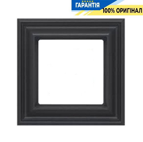 Рамка 1-постовая Jung Eco Profi DECO EPD481SWM, матовый черный