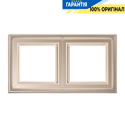Рамка 2-постова Jung Eco Profi DECO EPD482CH, шампань