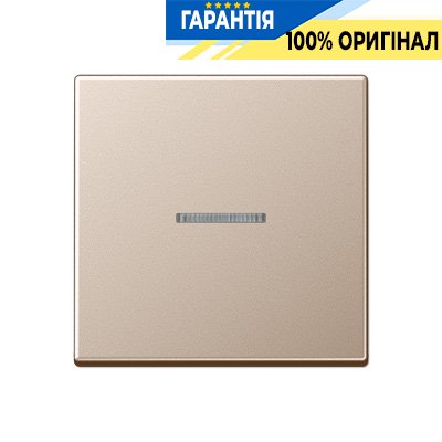 Клавіша 1-клавішний з підсвічуванням вимикача Jung Eco Profi EP490KOCH, шампань