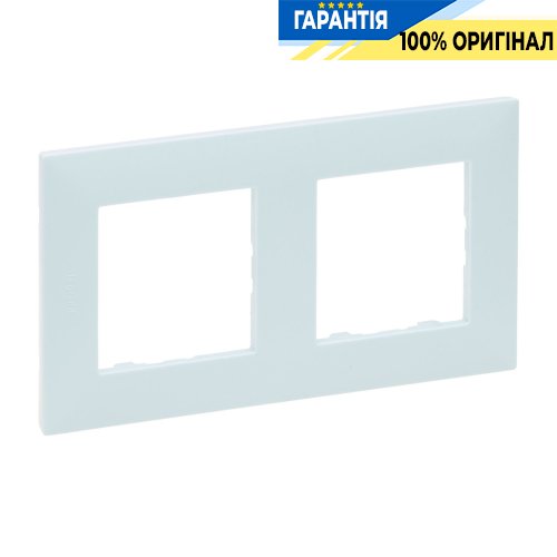 Рамка 2-постовая Legrand Niloe Step 863092, атолл