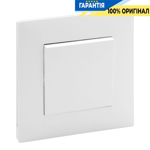 Переключатель 1-кл перекрестный 10А, винтовые клеммы, Legrand Niloe Step 863107, белый
