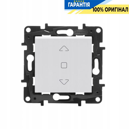 Выключатель жалюзи 3-позиционный 6А, 250 В Legrand Niloe Step 863144, белый