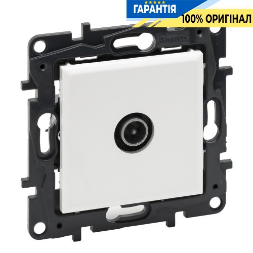 Розетка TV «звезда» Legrand Niloe Step 863174, белый