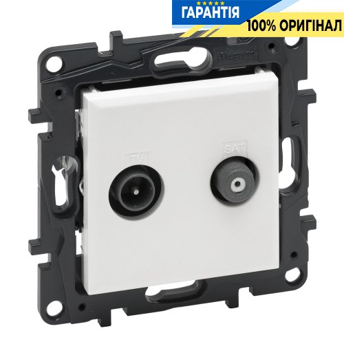 Розетка TV-SAT «звезда» Legrand Niloe Step 863183, белый