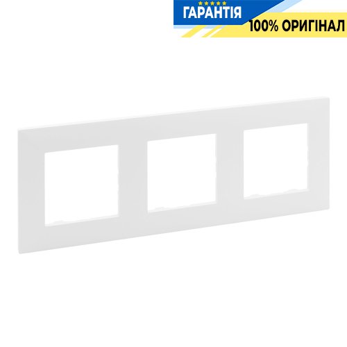 Рамка 3-постовая Legrand Niloe Step 863193, белый