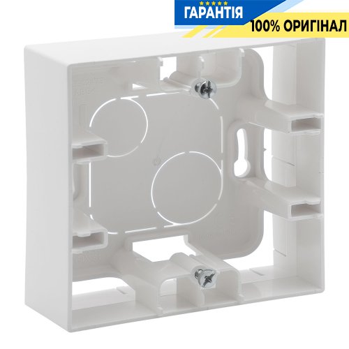 Коробка накладного монтажа 1-постовая Legrand Niloe Step 863197, белый