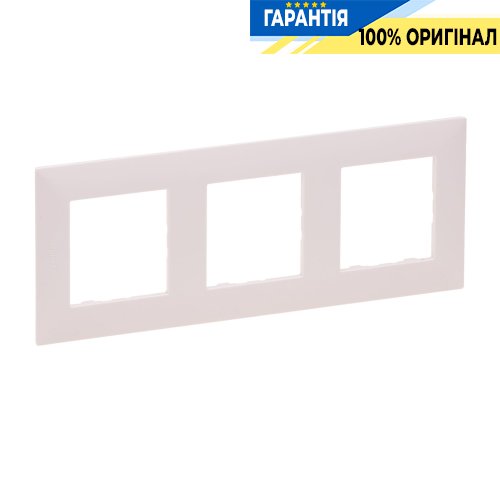 Рамка 3-постова Legrand Niloe Step 863293, рожевий