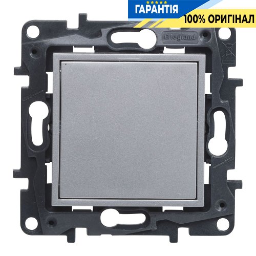 Заглушка Legrand Niloe Step 863300, алюминий