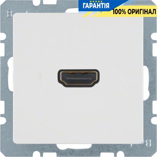 HDMI-розетка, полярна білизна, Berker «Q.1» «Q.3» «Q7» 3315426089