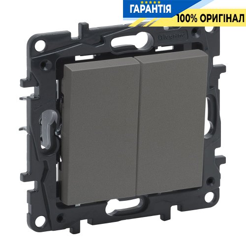 Вимикач 2-кл 10А, автоматичні клеми, Legrand Niloe Step 863405