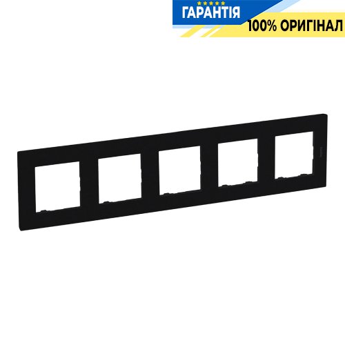 Рамка 5-постовая Legrand Niloe Step 863595, черный