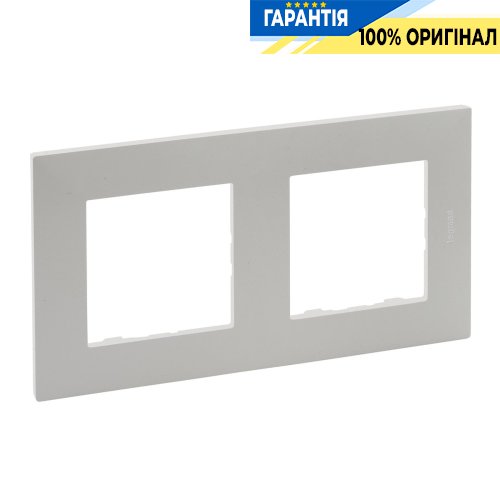Рамка 2-постова Legrand Niloe Step 863692, перловий
