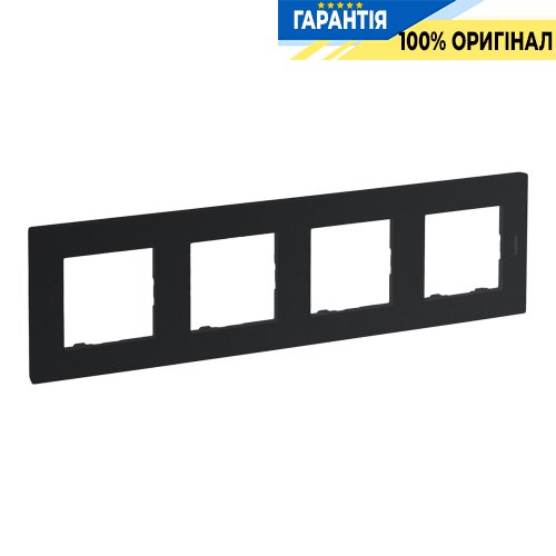 Рамка 4-постова Legrand Niloe Step 863794, антрацит