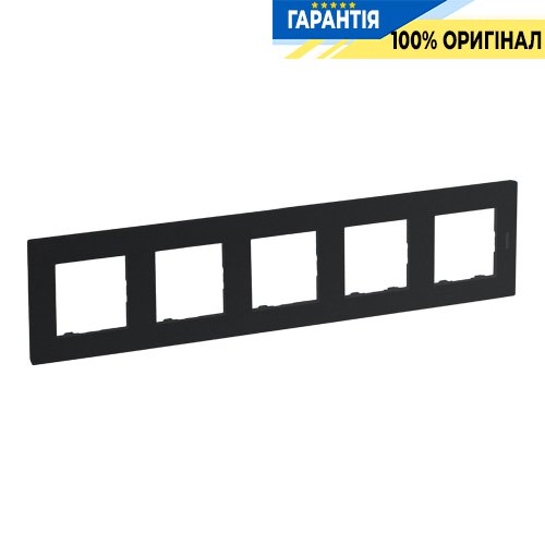 Рамка 5-постова Legrand Niloe Step 863795, антрацит