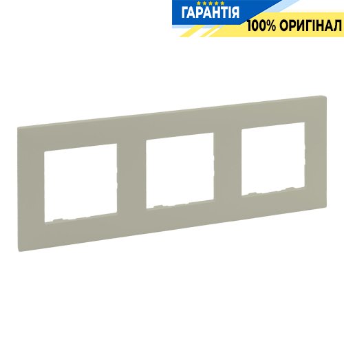 Рамка 3-постовая Legrand Niloe Step 864673, песок