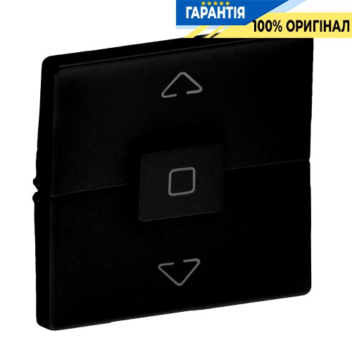 Клавиша выключателя для жалюзи Legrand Valena Life Black 756142, черный матовый