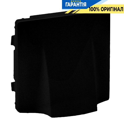 Лицевая панель вывода кабеля Legrand Valena Life Black 756732, черный матовый