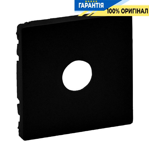 Лицьова панель розетки Tv Legrand Valena Life Black 756762, чорний матовий