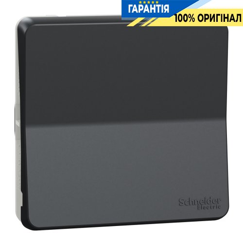 Механізм кнопкового вимикача IP55, чорний, Schneider Electric Mureva Styl MUR35027