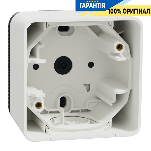 Одноместный бокс наружный монтаж IP55, белый, Schneider Electric Mureva Styl MUR39911