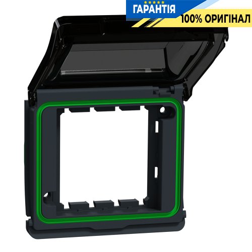 Кришка боксу Unica New IP55, чорний, Schneider Electric Mureva Styl MUR35110