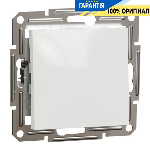 Выключатель 1-клавишный Schneider Electric Asfora EPH0170121, белый (без рамки)