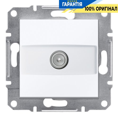 Розетка TV концевая (1 дБ) Schneider Electric Asfora EPH3270121, белая (без рамки)