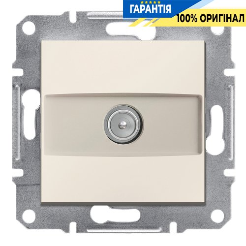 Розетка TV концевая (1 дБ) Schneider Electric Asfora EPH3270123, крем (без рамки)
