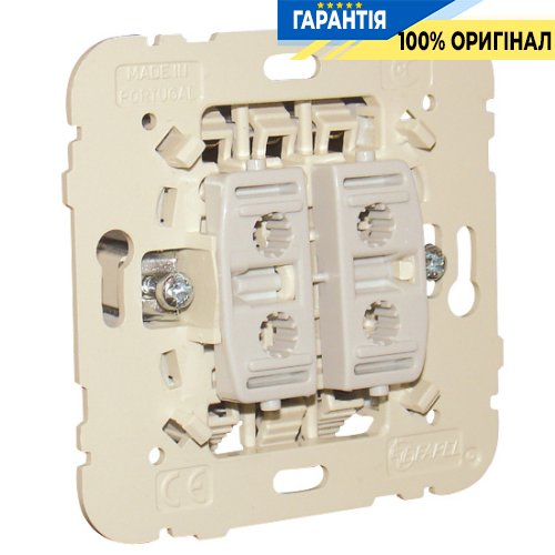 Механізм вимикача 2кл. сходового 10АХ, 250V, Efapel Logus 21101