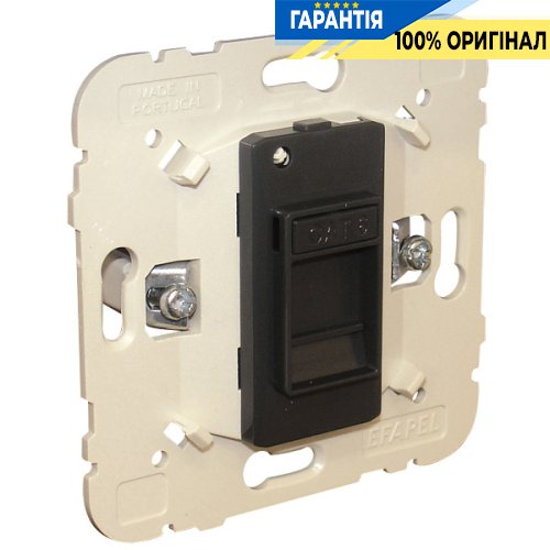 Механизм розетки компьютерной RJ45 5e, Efapel Logus 21453