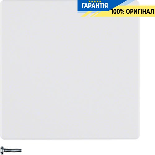 Кнопка 1-канальная для вставок диммера Berker Net 85141129, полярная белизна