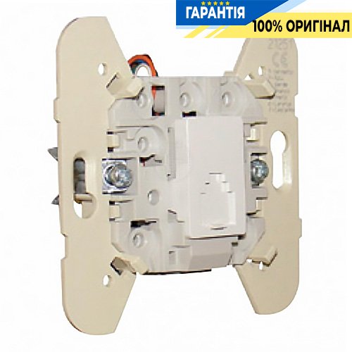 Механізм розетки телефону. RJ11 «білосніжний», Efapel Logus 21251 SBR