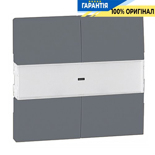 Клавіша вимикача 4-х кнопкова «Графіт», Efapel Apolo 5000 50600 TGR