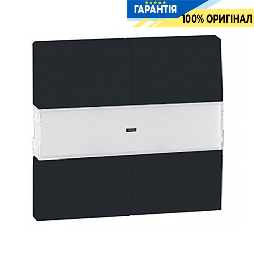Кнопка вимикача 4-х кнопкова «Чорна матова» Efapel Apolo 5000 50600 TPM