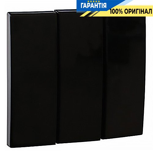 Кнопка вимикача 3 кл. «Чорний» Efapel Apolo 5000 50661 TPT