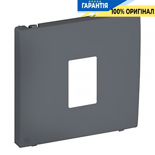 Центральна панель комп'ютерної розетки RJ45 «Графіт» Efapel Apolo 5000 50751 TGR