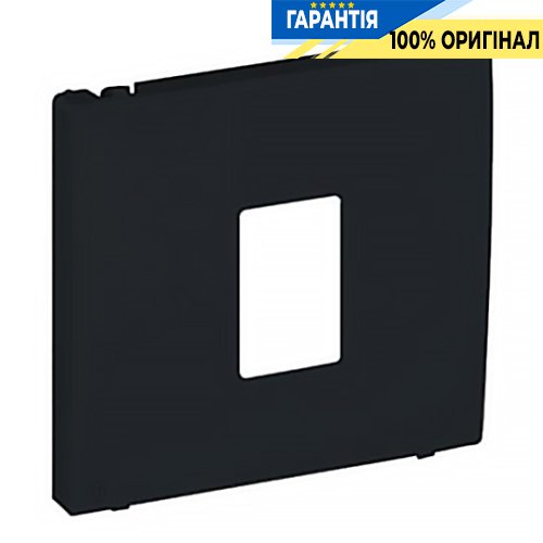 Центральная панель розетки компьютерной RJ45 «Чёрный матовый» Efapel Apolo 5000 50751 TPM