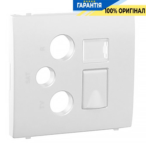 Центральна панель мультимедійної розетки R-TV-ST RJ45 «Білий матовий» Efapel Apolo 5000 50770 TBM
