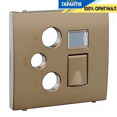 Центральна панель мультимедійної розетки R-TV-ST RJ45 «Шампань» Efapel Apolo 5000 50770 TCH