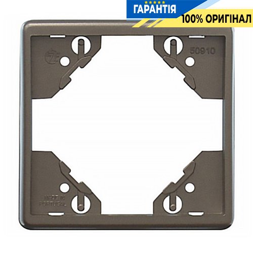 Рамка 1-місна «Графіт» Efapel Apolo 5000 50910 TGR