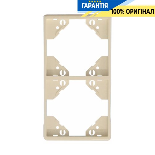 Рамка 2-місна вертикальна «Слонова кістка» Efapel Apolo 5000 50922 TMF