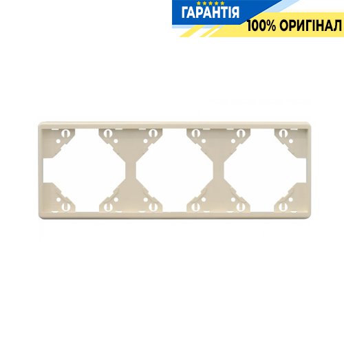 Рамка 3-місна горизонтальна «Слонова кістка» Efapel Apolo 5000 50931 TMF