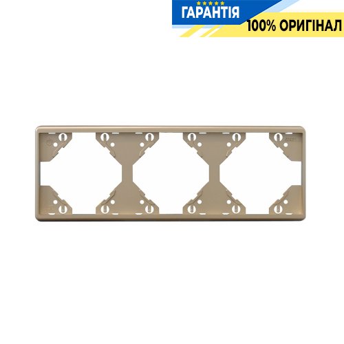 Рамка 3-місна горизонтальна «Платина» Efapel Apolo 5000 50931 TPL
