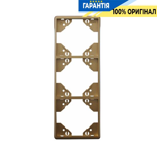 Рамка 3-місна вертикальна «Шампань» Efapel Apolo 5000 50932 TCH
