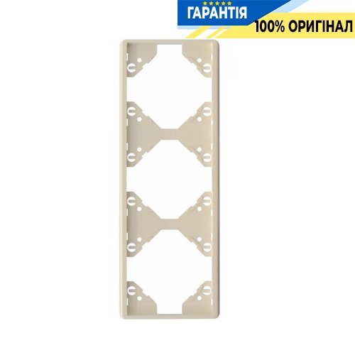 Рамка 3-мест. вертикальная «Слоновая кость» Efapel Apolo 5000 50932 TMF