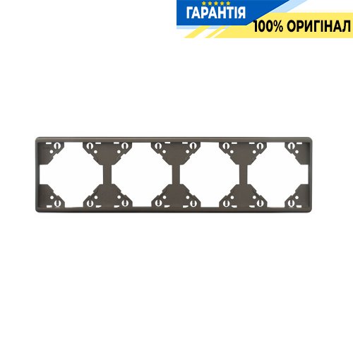 Рамка 4-місна горизонтальна «Графіт» Efapel Apolo 5000 50941 TGR