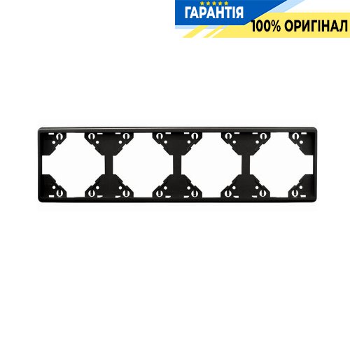 Рамка 4-місна горизонтальна «Чорний» Efapel Apolo 5000 50941 TPT