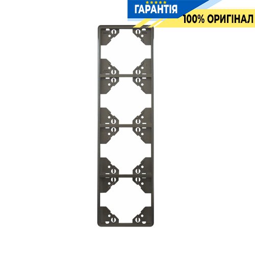 Рамка 4-місна вертикальна «Графіт» Efapel Apolo 5000 50942 TGR