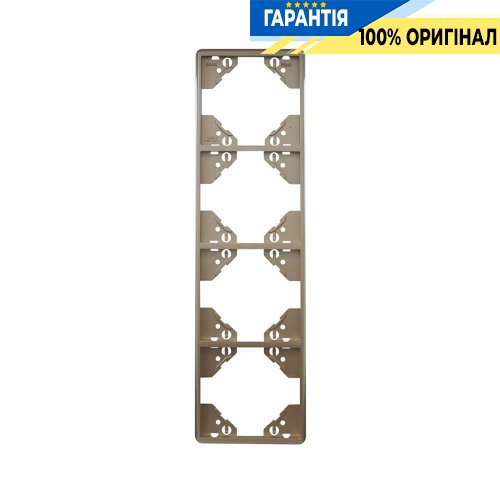 Рамка 4-місна вертикальна «Платина» Efapel Apolo 5000 50942 TPL